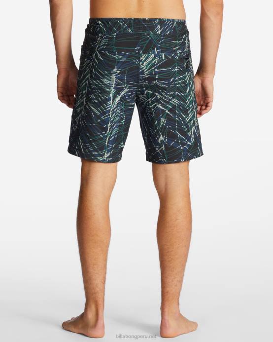 hombres bosque Billabong shorts de playa surftrek lo tide 18'' 04LD125
