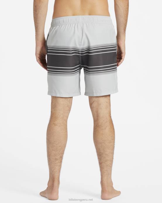 hombres carbón Billabong shorts de playa vacay layback 17'' 04LD193