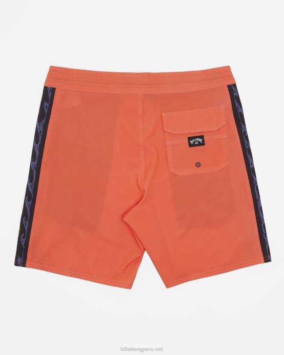 hombres coral Billabong shorts de playa d bah lo tide 18'' 04LD93