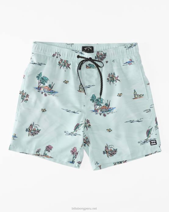 hombres costero Billabong shorts de playa vacay layback 17'' 04LD155