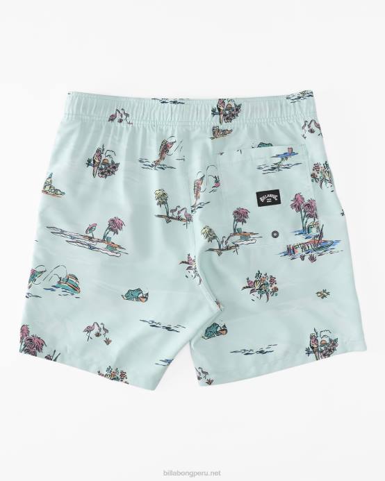 hombres costero Billabong shorts de playa vacay layback 17'' 04LD155