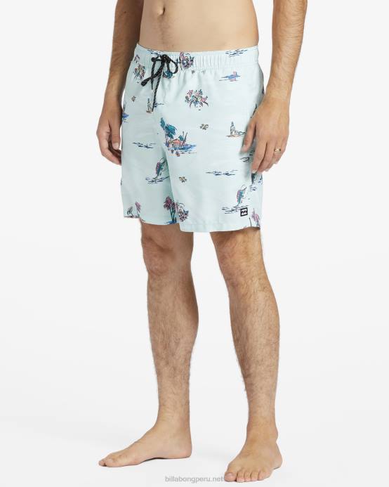 hombres costero Billabong shorts de playa vacay layback 17'' 04LD155