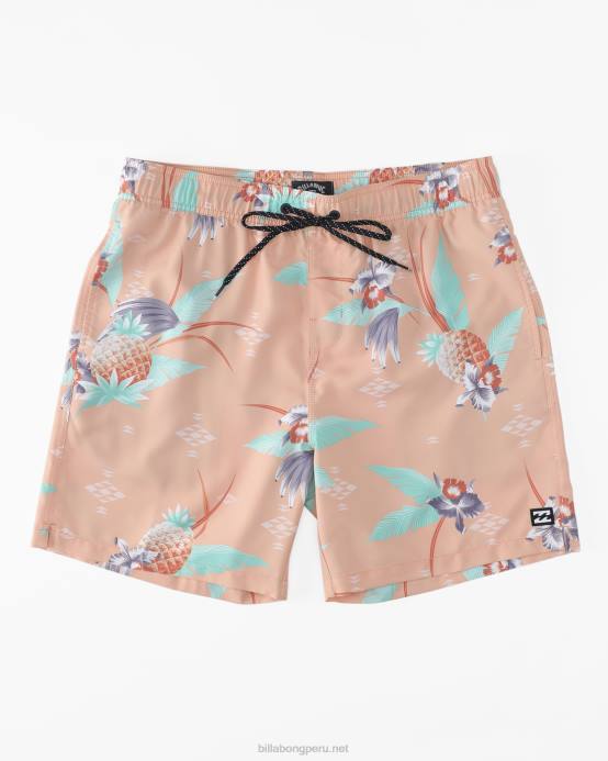 hombres durazno Billabong shorts de playa vacay layback 17'' 04LD182