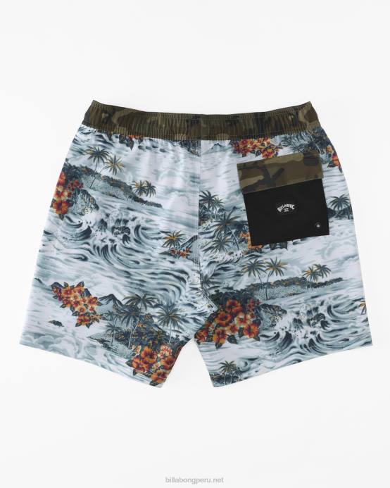 hombres espuma de mar Billabong shorts de playa Sundays Layback 17'' 04LD170