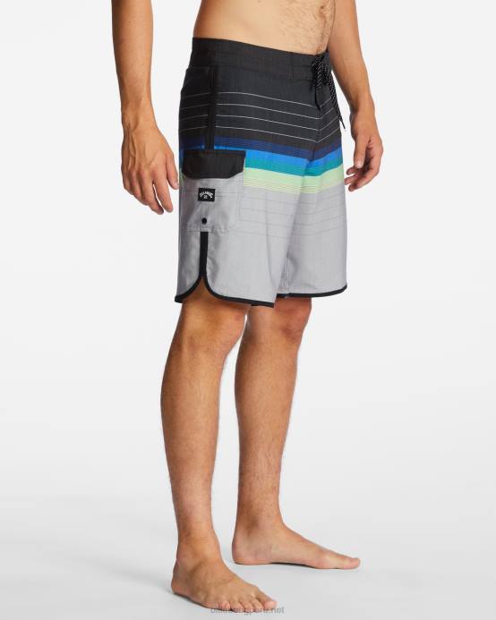 hombres gris Billabong Bañador 73 pro 19'' 04LD144