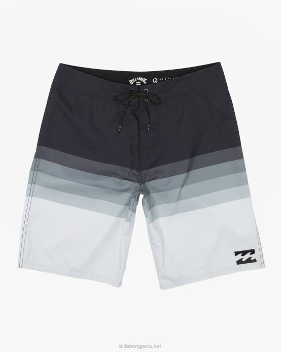 hombres gris Billabong shorts de baño de rayas platino 20'' 04LD30