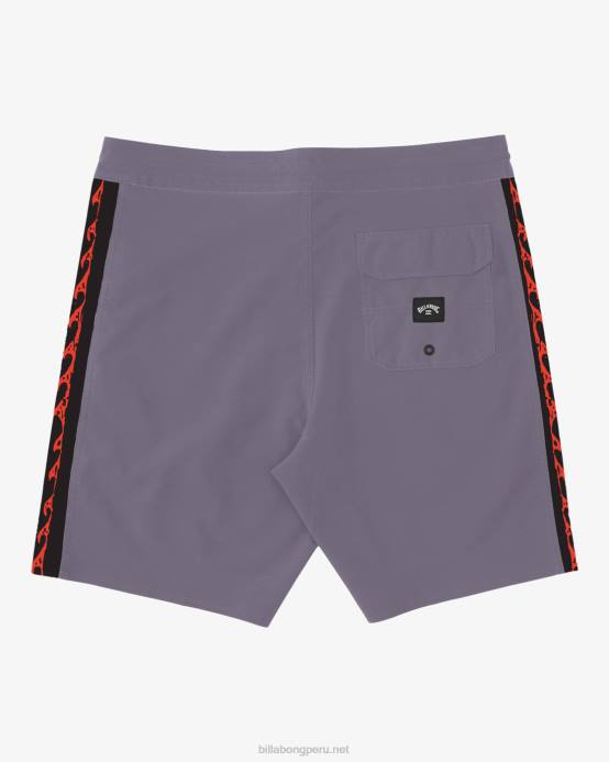 hombres lavanda Billabong shorts de playa d bah lo tide 18'' 04LD169
