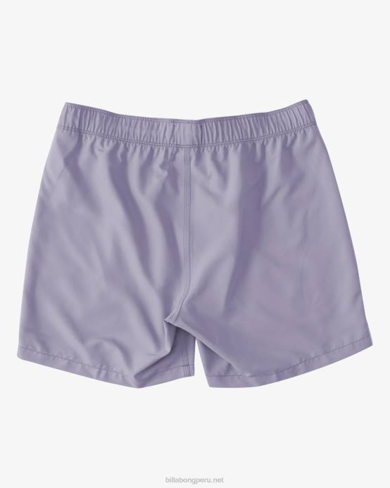 hombres lila Billabong shorts de playa de 16'' para todo el día 04LD54