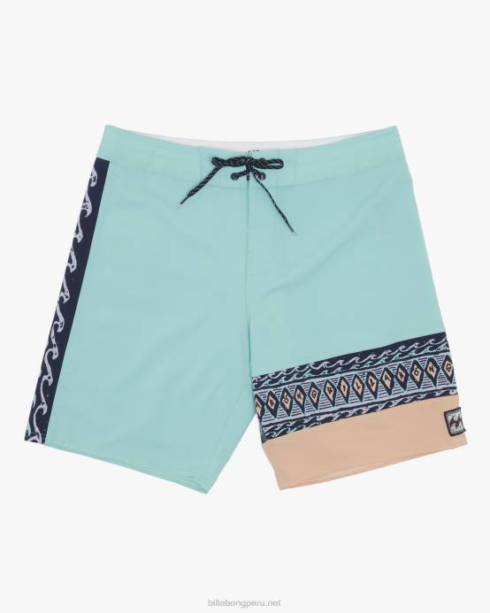 hombres menta Billabong shorts de baño burleigh pro performance 19'' 04LD13