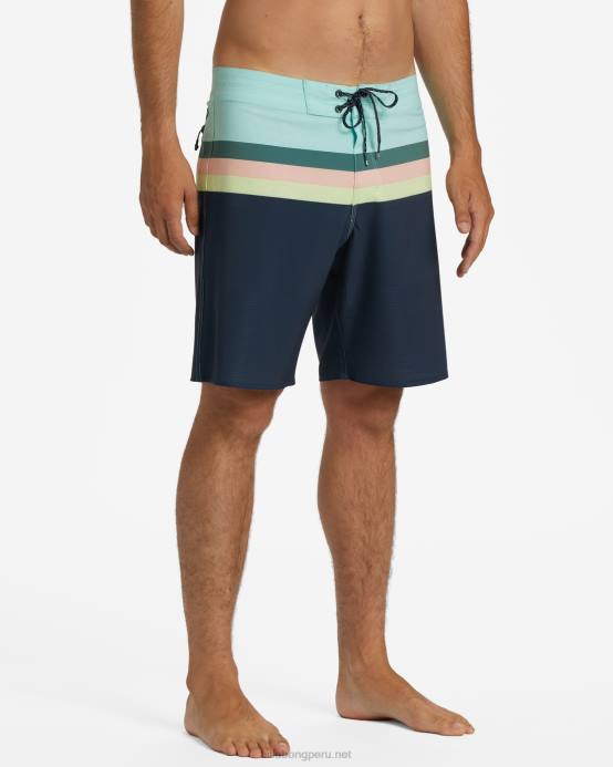 hombres menta Billabong shorts de playa Momentum Airlite Performance 19'' 04LD83