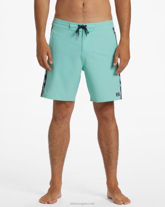 hombres menta Billabong shorts de playa d bah lo tide 18'' 04LD41