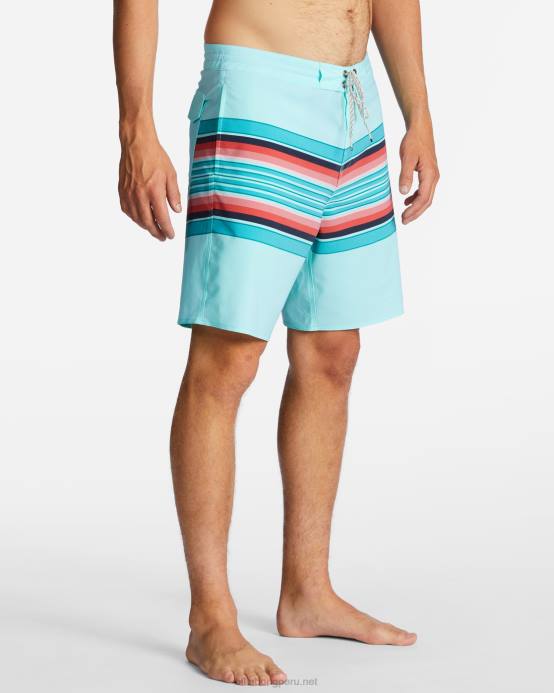 hombres menta Billabong shorts de playa spinner lo tide 18'' 04LD165