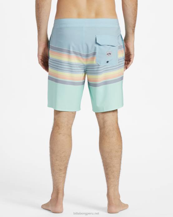 hombres menta Billabong shorts de playa spinner lo tide 18'' 04LD48