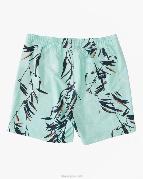 hombres menta Billabong shorts de playa sundays layback 17'' 04LD186