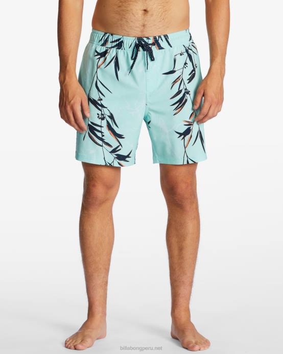 hombres menta Billabong shorts de playa sundays layback 17'' 04LD186