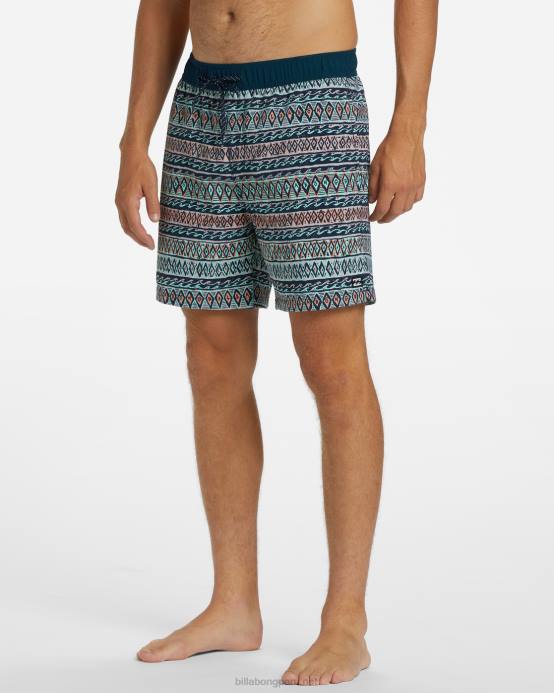 hombres menta Billabong shorts de playa sundays layback 17'' 04LD62