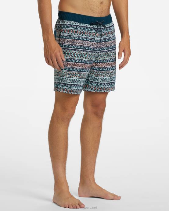 hombres menta Billabong shorts de playa sundays layback 17'' 04LD62