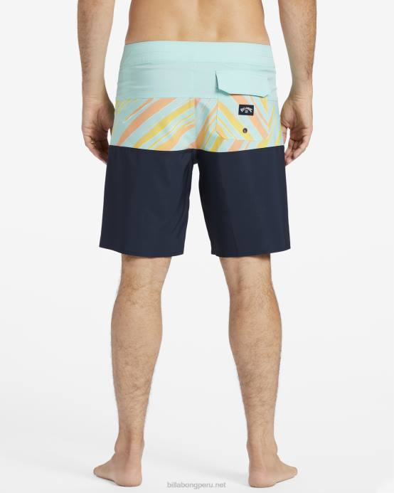 hombres menta Billabong shorts de playa tribong pro performance 18'' 04LD98