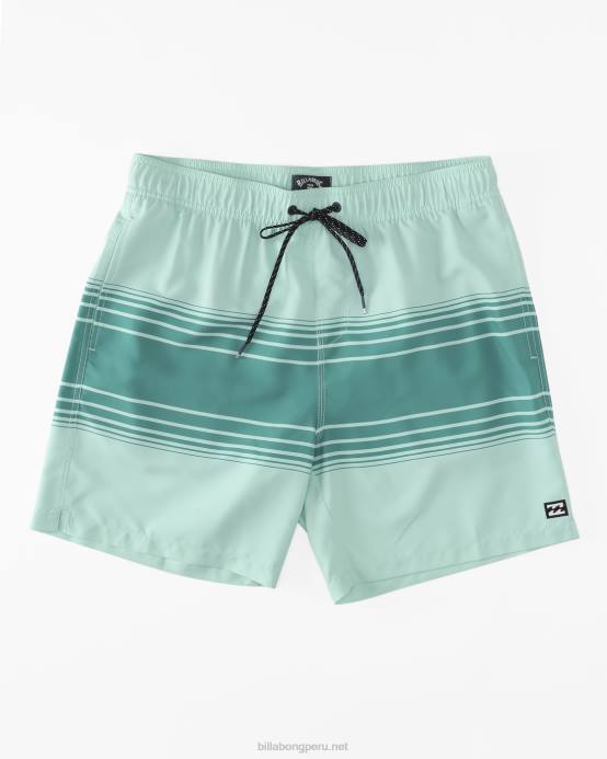 hombres menta Billabong shorts de playa vacay layback 17'' 04LD213