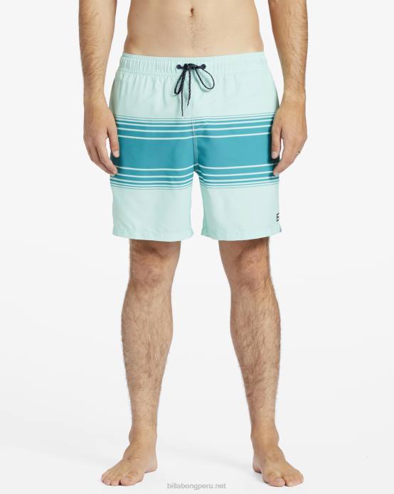 hombres menta Billabong shorts de playa vacay layback 17'' 04LD213