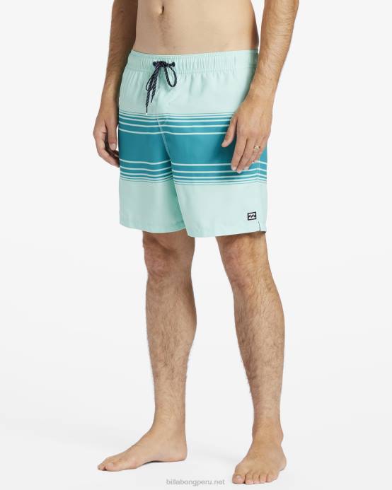 hombres menta Billabong shorts de playa vacay layback 17'' 04LD213