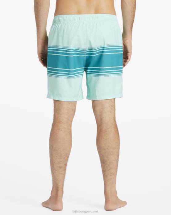 hombres menta Billabong shorts de playa vacay layback 17'' 04LD213