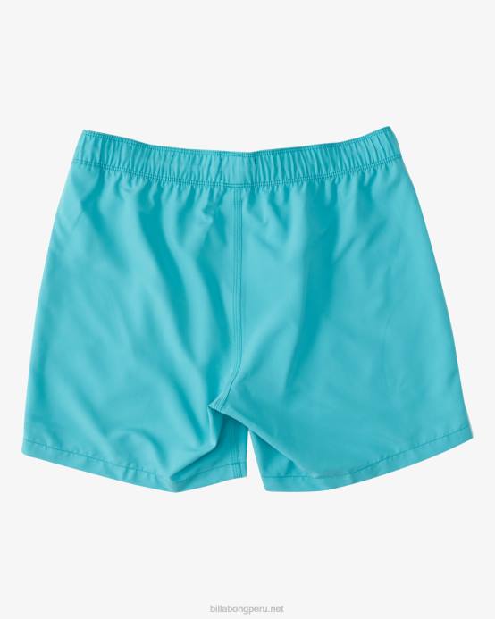 hombres menta oscura Billabong shorts de playa de 16'' para todo el día 04LD39