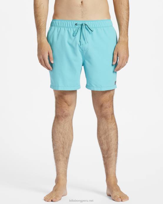 hombres menta oscura Billabong shorts de playa de 16'' para todo el día 04LD39
