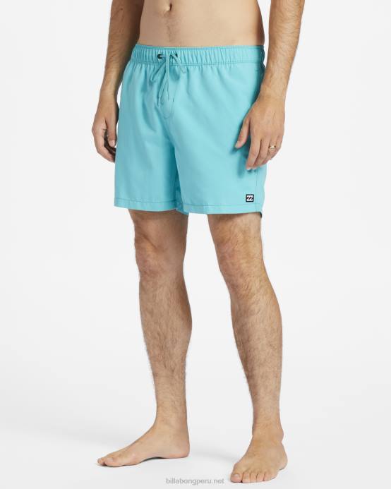 hombres menta oscura Billabong shorts de playa de 16'' para todo el día 04LD39