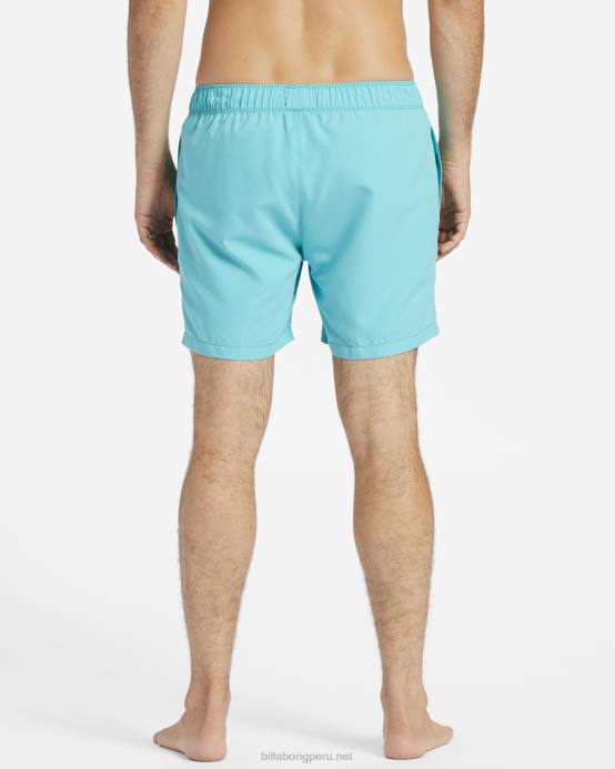 hombres menta oscura Billabong shorts de playa de 16'' para todo el día 04LD39