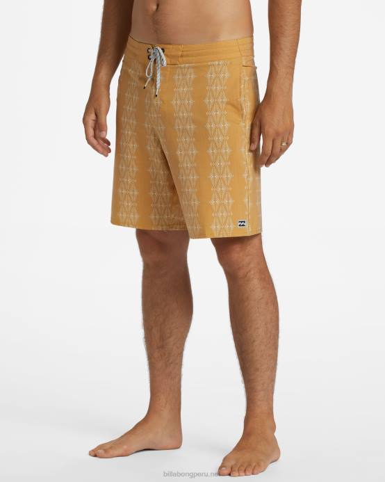 hombres mostaza Billabong shorts de playa sundays lo tide 19'' 04LD17