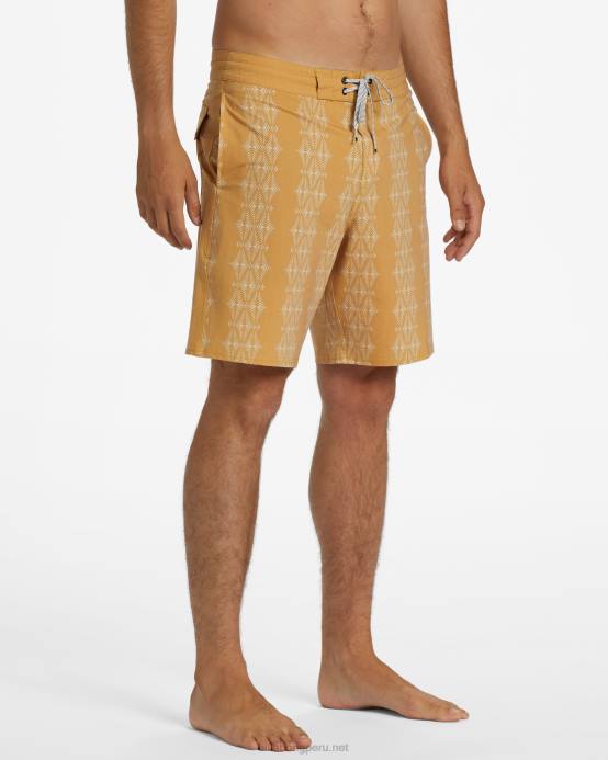hombres mostaza Billabong shorts de playa sundays lo tide 19'' 04LD17