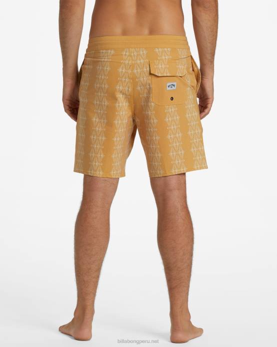hombres mostaza Billabong shorts de playa sundays lo tide 19'' 04LD17