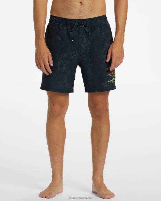 hombres índigo Billabong shorts de playa riot layback 17'' 04LD9