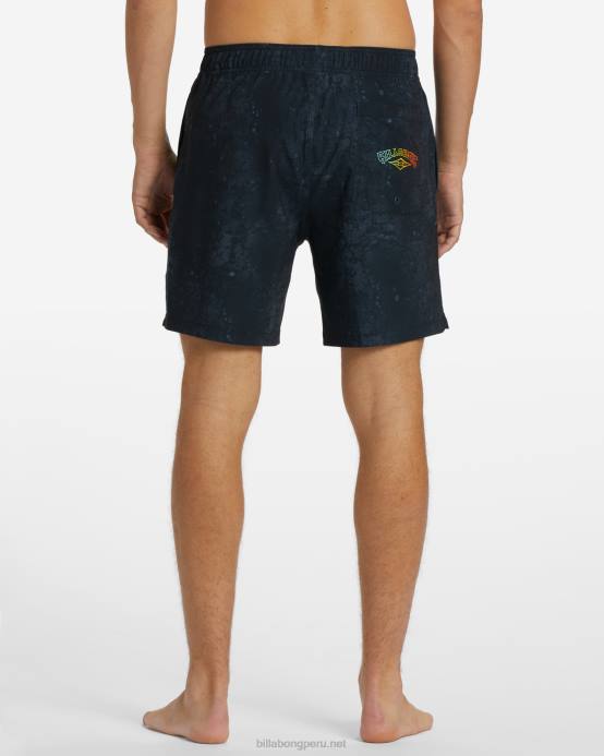 hombres índigo Billabong shorts de playa riot layback 17'' 04LD9
