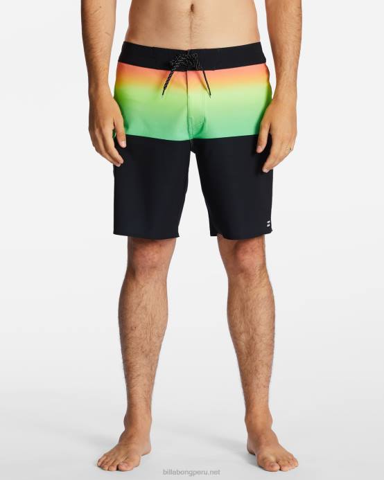 hombres neón Billabong Bañador de 19'' de rendimiento profesional de five50 04LD129