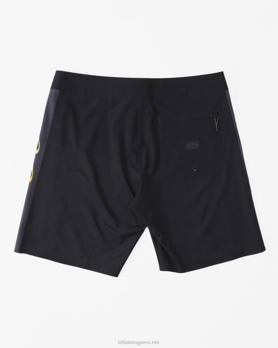 hombres neón Billabong shorts de playa d bah airlite performance 19'' 04LD120