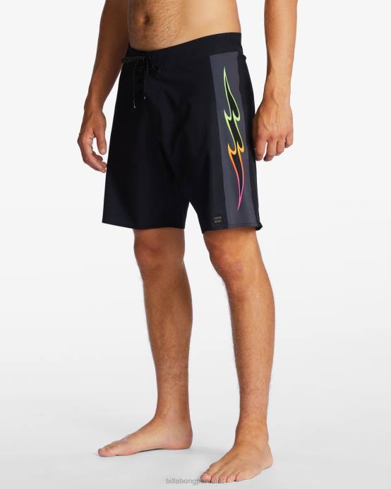 hombres neón Billabong shorts de playa d bah airlite performance 19'' 04LD120