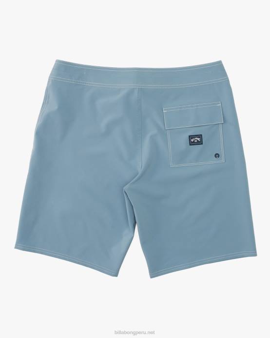 hombres neblina azul Billabong shorts de baño profesionales todo el día 20'' 04LD40