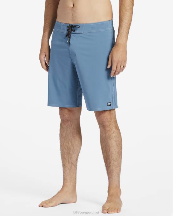 hombres neblina azul Billabong shorts de baño profesionales todo el día 20'' 04LD40