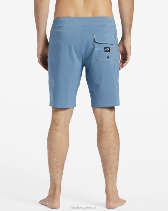 hombres neblina azul Billabong shorts de baño profesionales todo el día 20'' 04LD40
