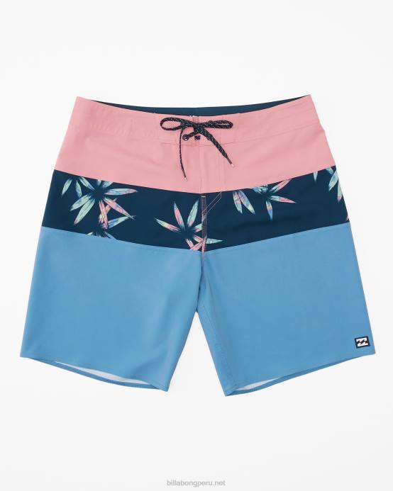 hombres neblina azul Billabong shorts de baño tribong pro 19'' 04LD29