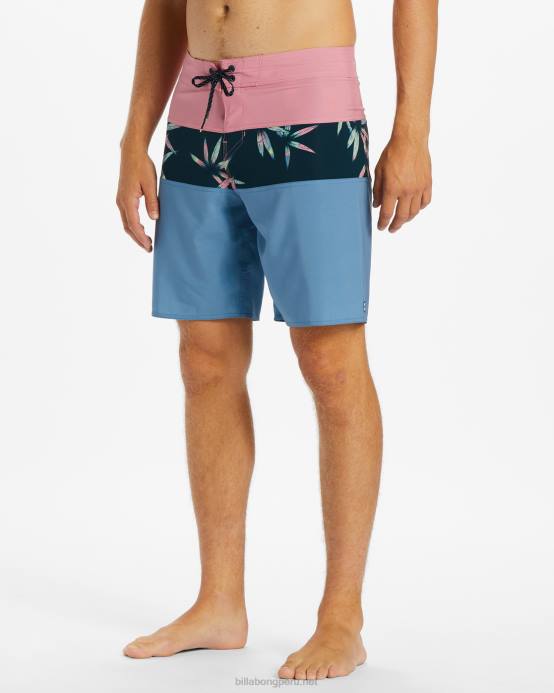 hombres neblina azul Billabong shorts de baño tribong pro 19'' 04LD29