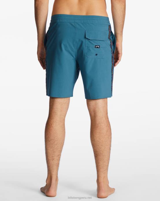 hombres neblina azul Billabong shorts de playa d bah lo tide 18'' 04LD190