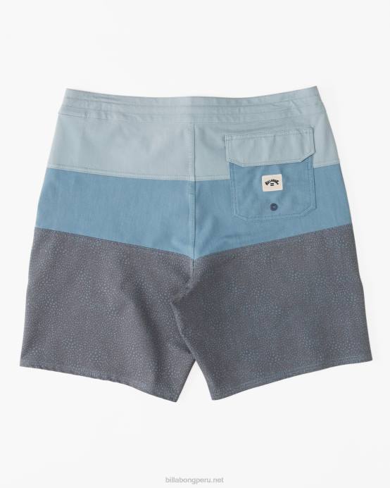 hombres neblina azul Billabong shorts de playa tribong lo tide 19'' 04LD32