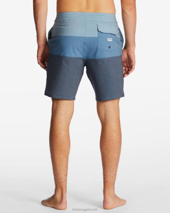 hombres neblina azul Billabong shorts de playa tribong lo tide 19'' 04LD32