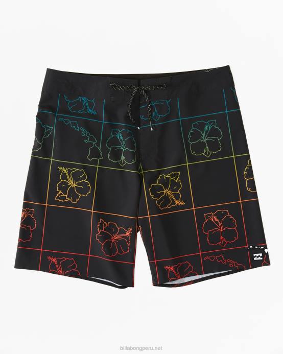hombres negro Billabong Bañador andy irons sundays ciclo pro 20'' 04LD185