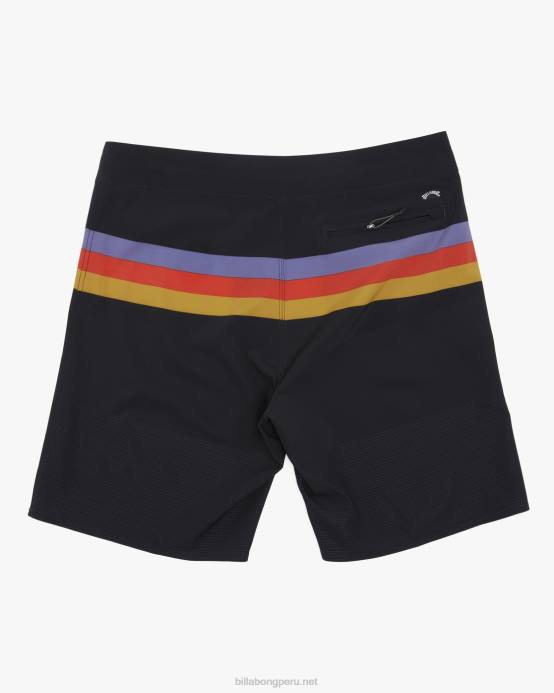 hombres negro Billabong shorts de playa Momentum Airlite Performance 19'' 04LD81