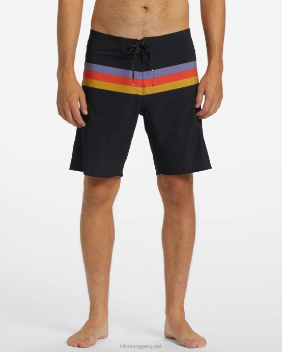hombres negro Billabong shorts de playa Momentum Airlite Performance 19'' 04LD81