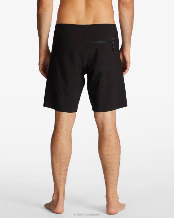 hombres negro Billabong shorts de playa d bah airlite plus performance 19'' 04LD26